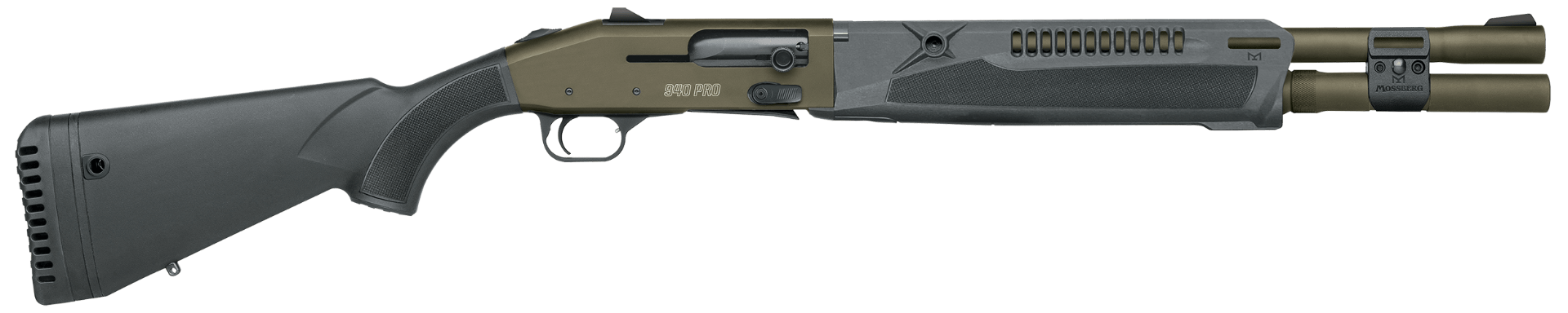 Mossberg 940 Pro Tactical SPX 12 Gauge Shotgun 18.5 Olive Drab Green Cerako-img-0