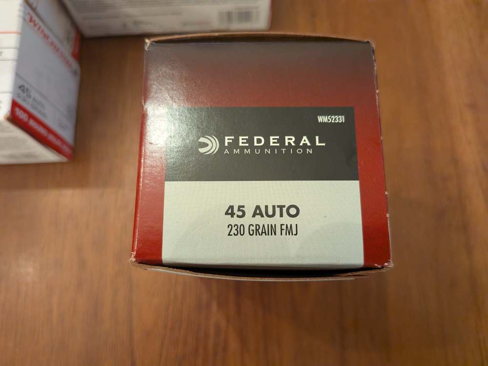 .45 ACP 500 Rounds – Winchester & Federal 230gr FMJ -img-4