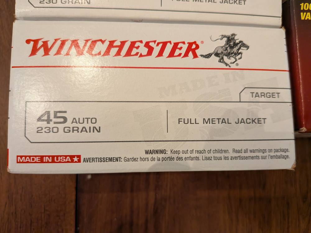 .45 ACP 500 Rounds – Winchester & Federal 230gr FMJ -img-2