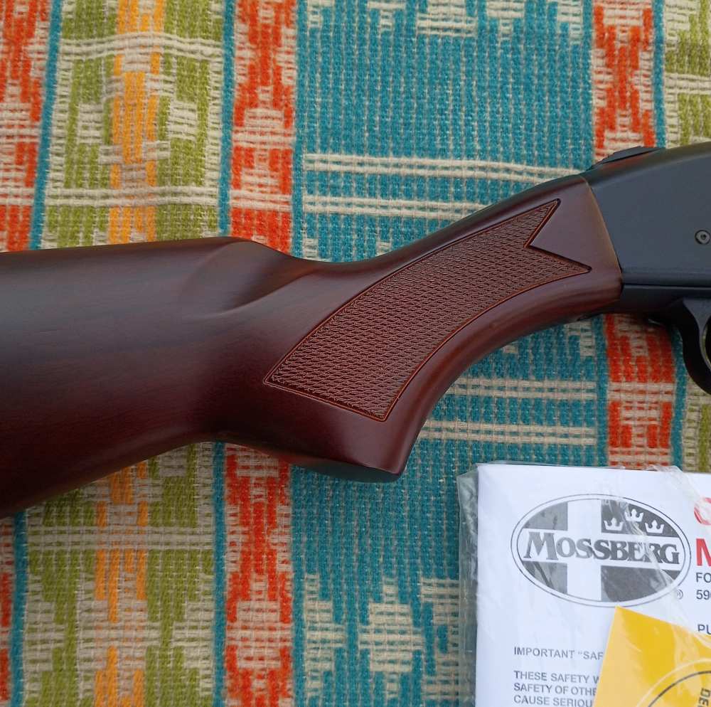 Mossberg 500 Persuader Retrograde 12 Ga Pump Action Shotgun 18" Wood -img-2