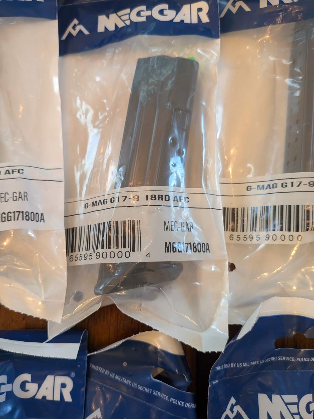 Mec-Gar Glock 17 / 19 9mm 18rd Magazines – Lot of 10 – Sealed-img-4