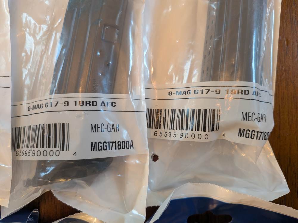 Mec-Gar Glock 17 / 19 9mm 18rd Magazines – Lot of 10 – Sealed-img-5