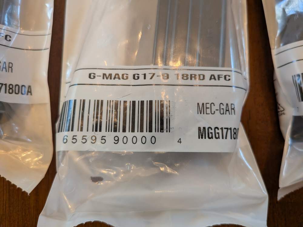 Mec-Gar Glock 17 / 19 9mm 18rd Magazines – Lot of 10 – Sealed-img-2
