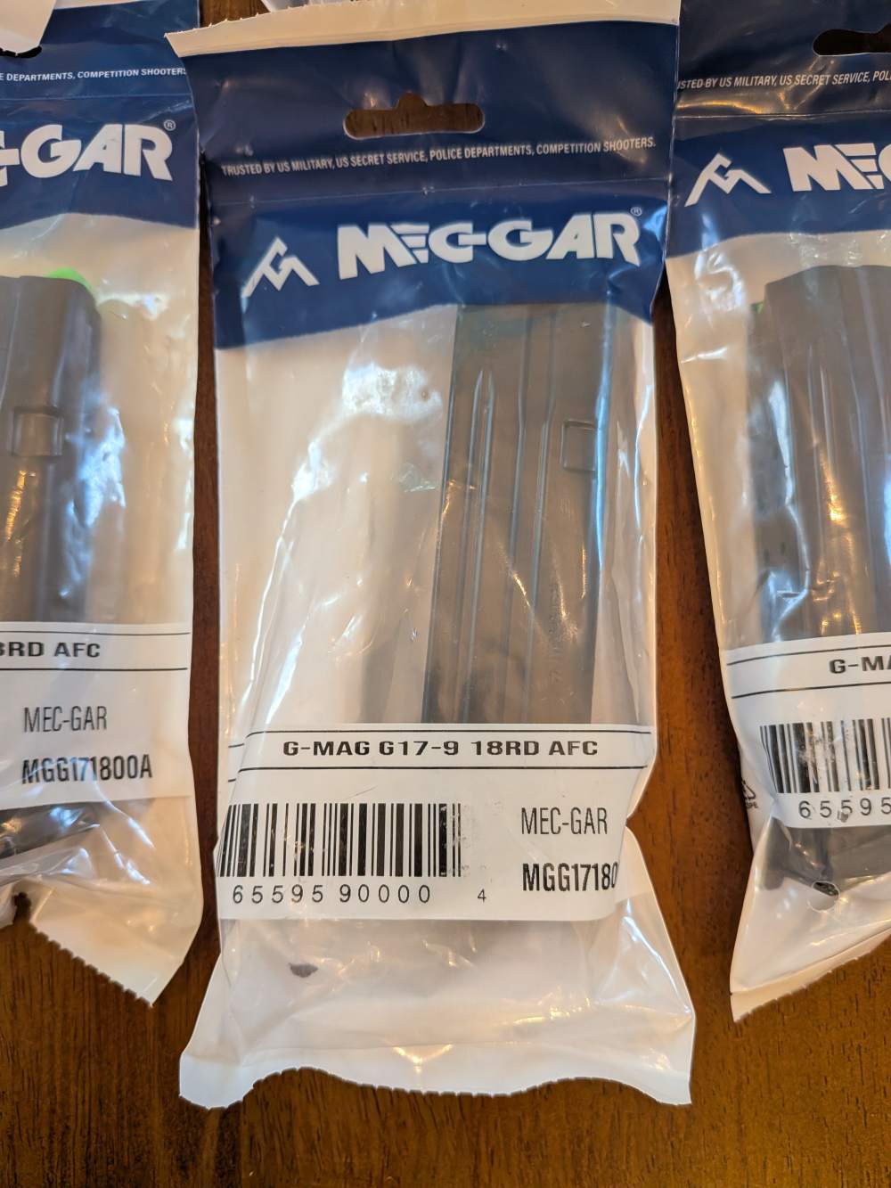 Mec-Gar Glock 17 / 19 9mm 18rd Magazines – Lot of 10 – Sealed-img-1