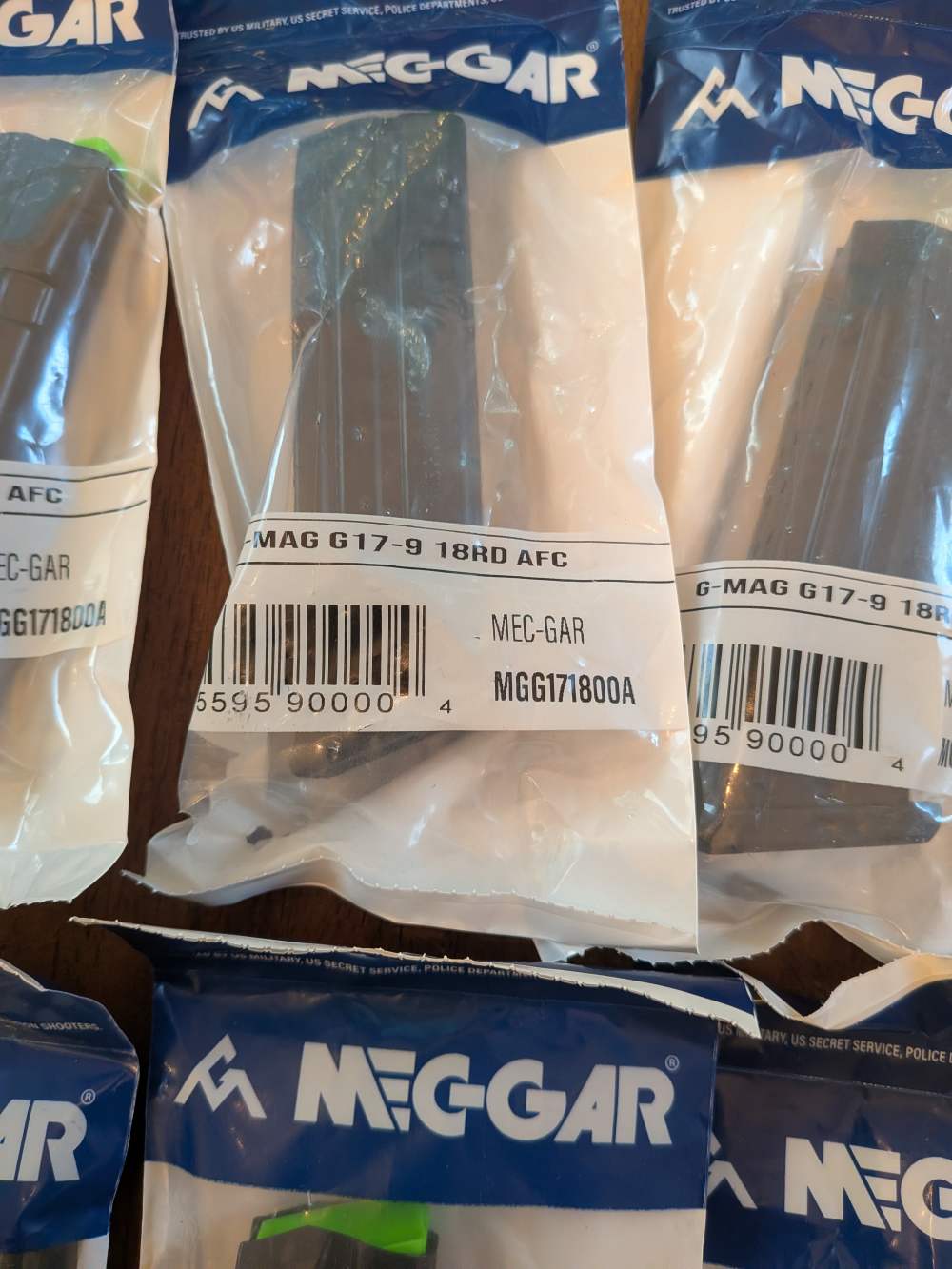 Mec-Gar Glock 17 / 19 9mm 18rd Magazines – Lot of 15 – Sealed-img-3