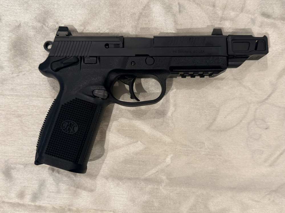 FN FNX-45 Tactical .45 ACP - Apex MRAT Compensator - Under 500 Rounds-img-3