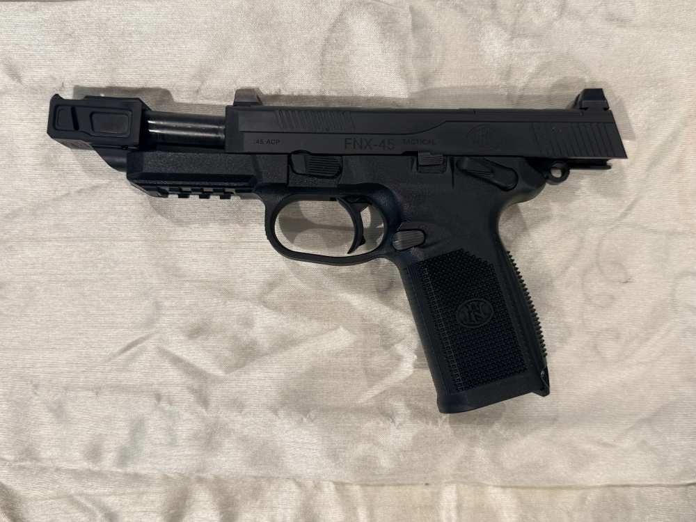 FN FNX-45 Tactical .45 ACP - Apex MRAT Compensator - Under 500 Rounds-img-2