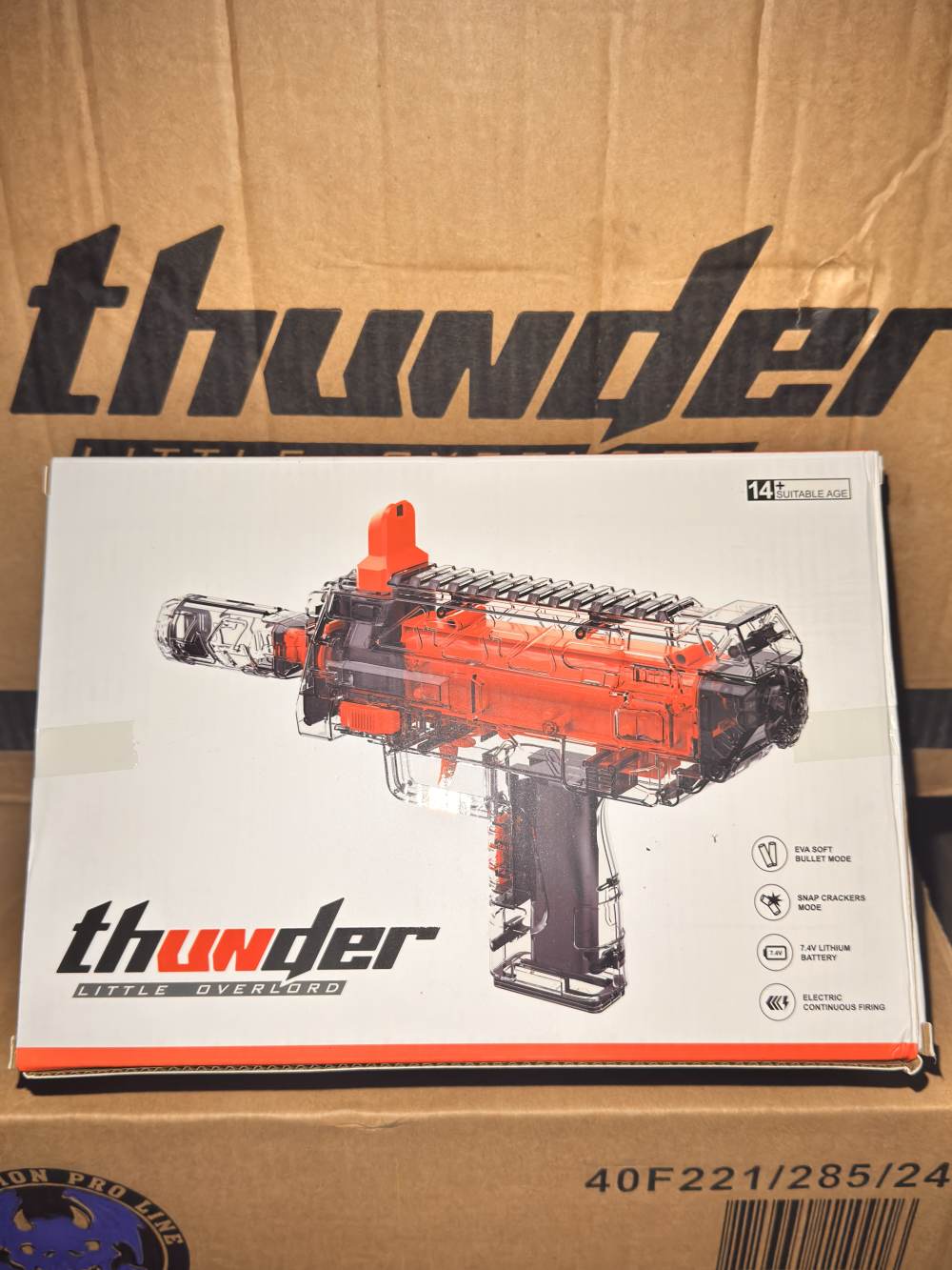 POP POP SNAPS THUNDER TOY GUN SHOOT LARGE SNAPPER 50'-75' FULL AUTO FUN-img-0