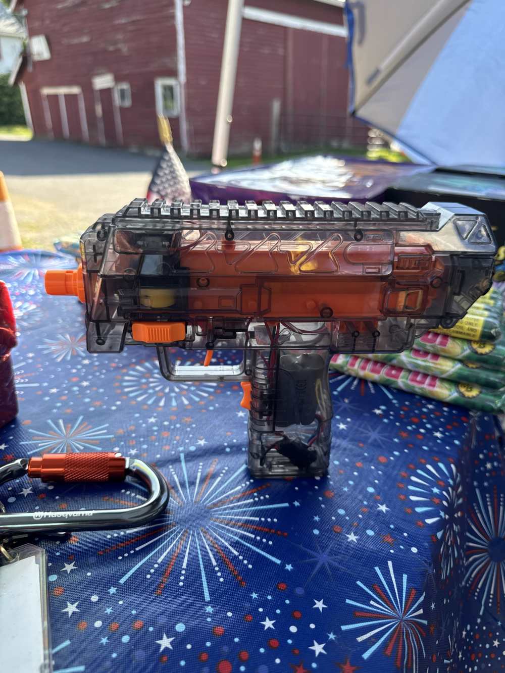 POP POP SNAPS THUNDER TOY GUN SHOOT LARGE SNAPPER 50'-75' FULL AUTO FUN-img-3