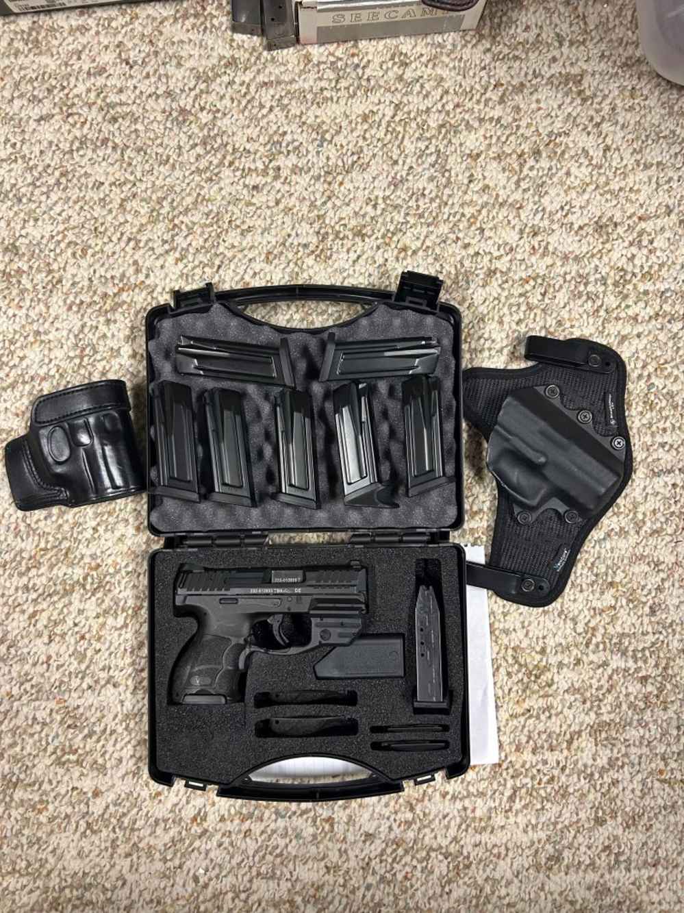 HK VP9sk Carry Package, with 9 mags, Crimson Trace laser and more-img-0