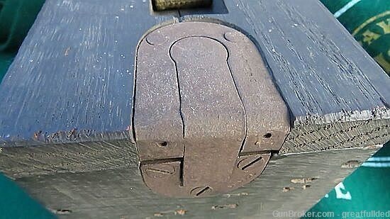 Vintage WW2 Wooden Ammo Box-img-5