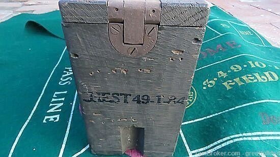 Vintage WW2 Wooden Ammo Box-img-2