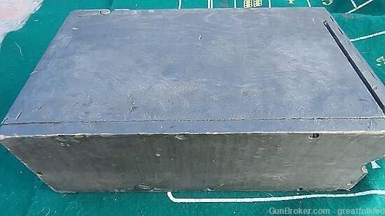 Vintage WW2 Wooden Ammo Box-img-9