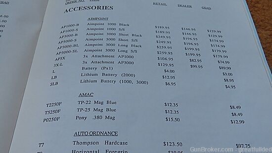 Golden State Arms Dealers Price List Jan 1990-img-6