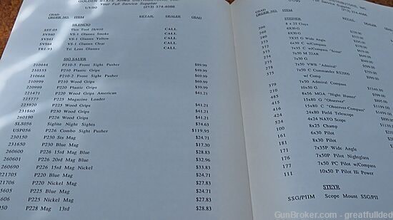 Golden State Arms Dealers Price List Jan 1990-img-8