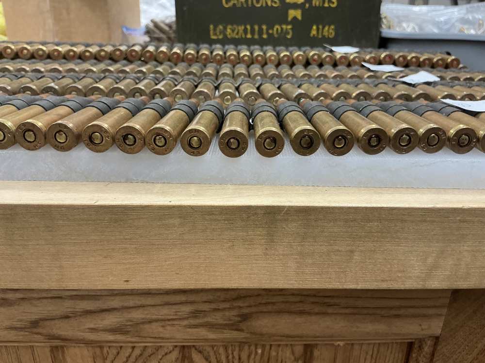 186 count 30-06 armor piercing AP ammo on links  see picture -img-1