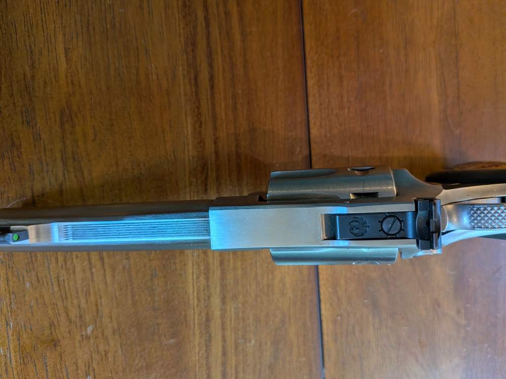 Ruger SP101 .22 LR Stainless 4.2" – Fiber Optic Front – w/ Box & Papers-img-15