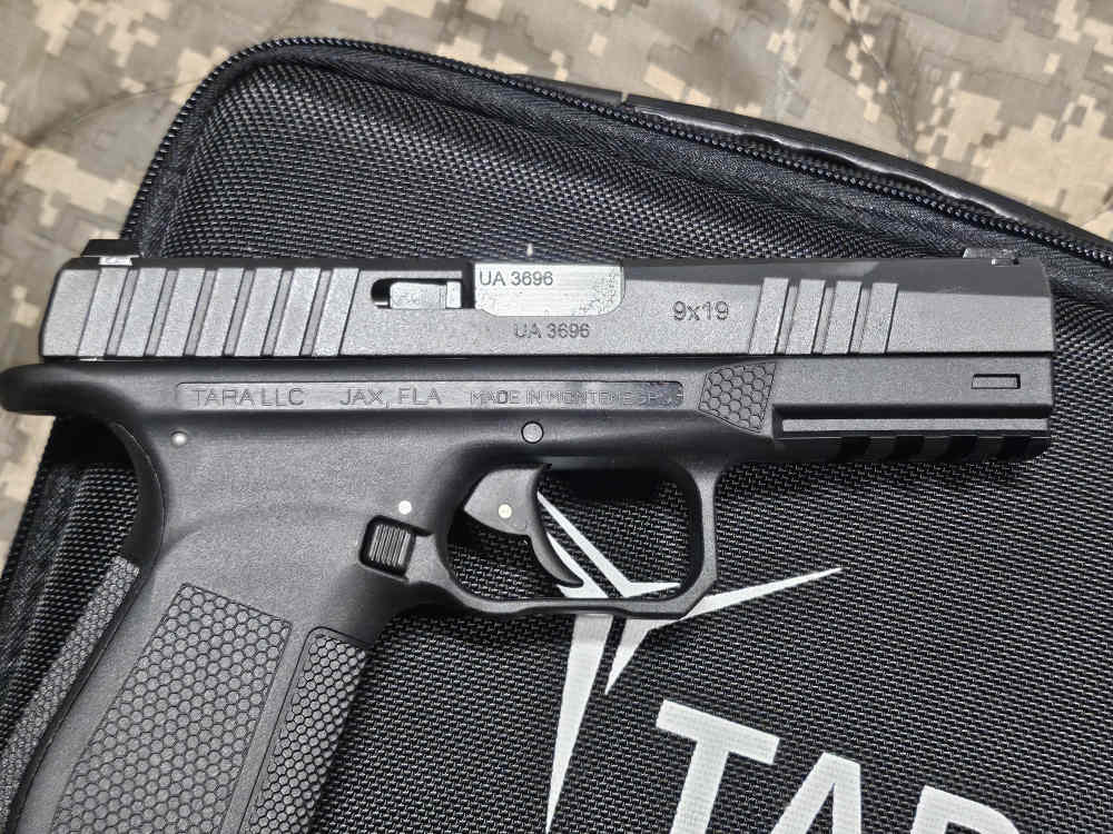 NEW Tara Aerospace TM-9X 9mm Pistol! Unique Double Action!-img-3