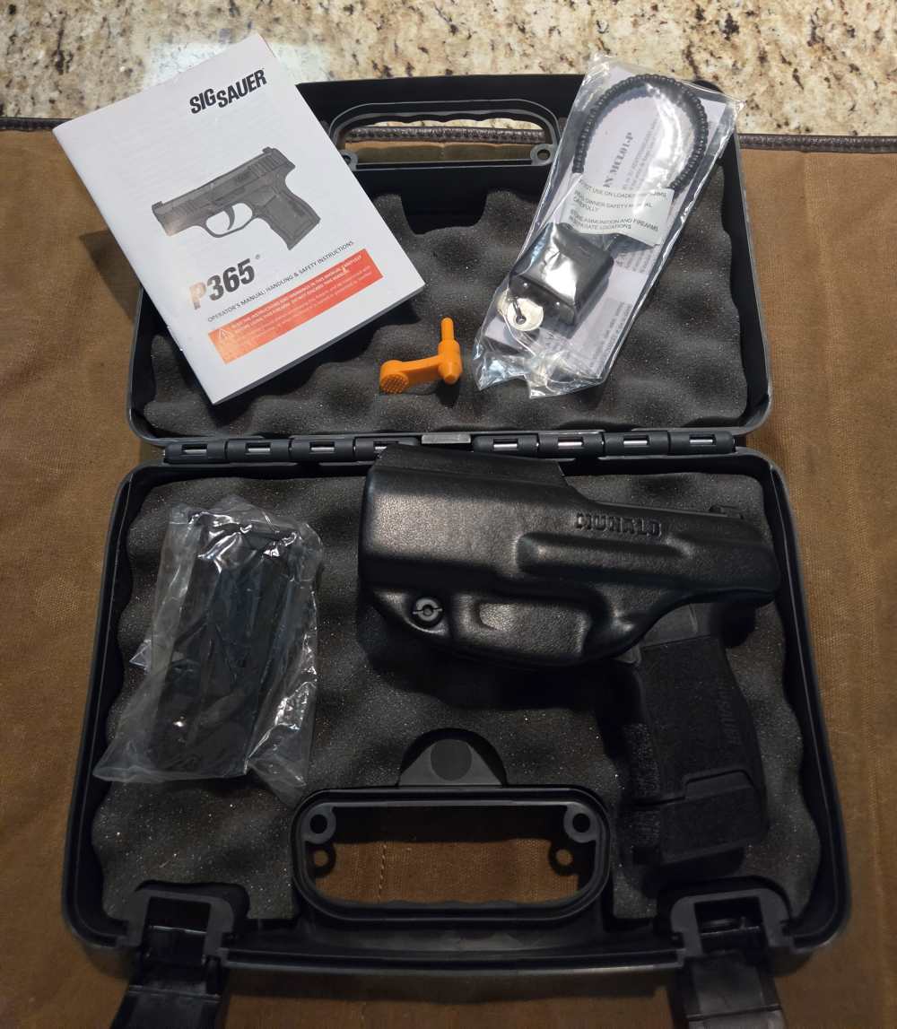 SIG Sauer P365-9-BXR3 Micro-Compact 9mm 12+1 Pistol w/ IWB Holster - Penny-img-0
