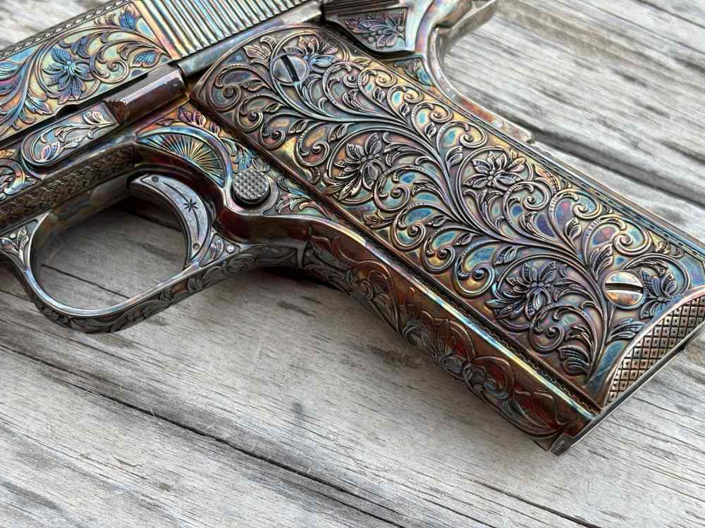 Colt 1911 Government  Custom Deep engraved 45 ACP-img-3