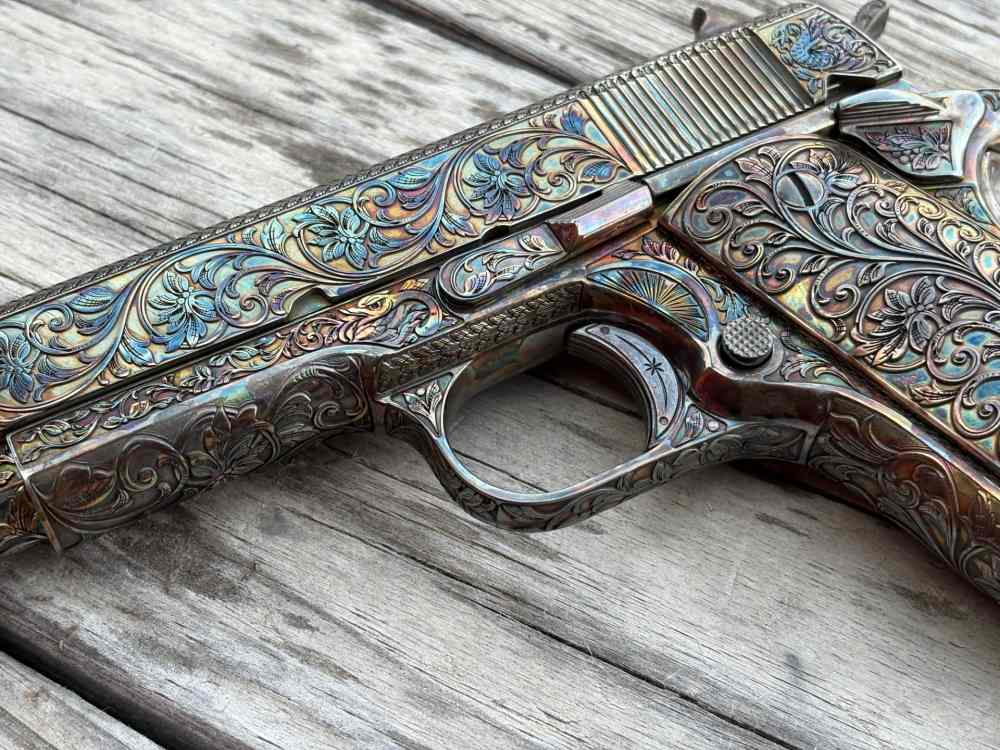 Colt 1911 Government  Custom Deep engraved 45 ACP-img-4