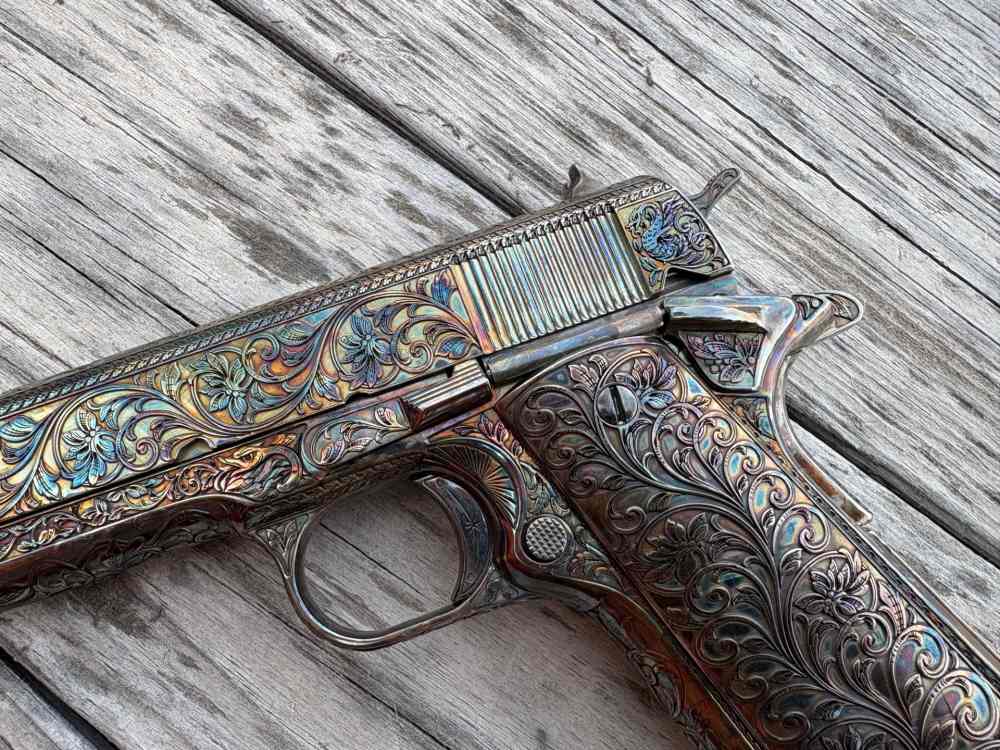 Colt 1911 Government  Custom Deep engraved 45 ACP-img-2