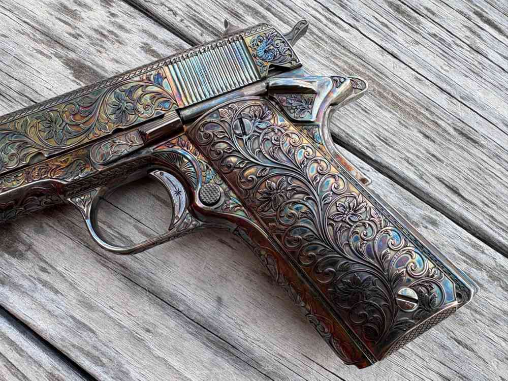 Colt 1911 Government  Custom Deep engraved 45 ACP-img-1
