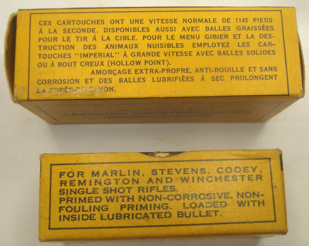 44 CANUCK 25 Stevens Short 65 grain RUSTLESS NOS brass VINTAGE ammunition-img-1