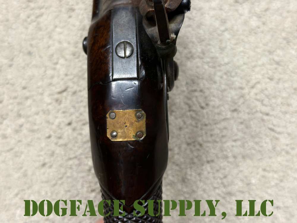 Antique Henry Nock London 9" Flintlock Officer or Traveler Pistol – 1790s?-img-11