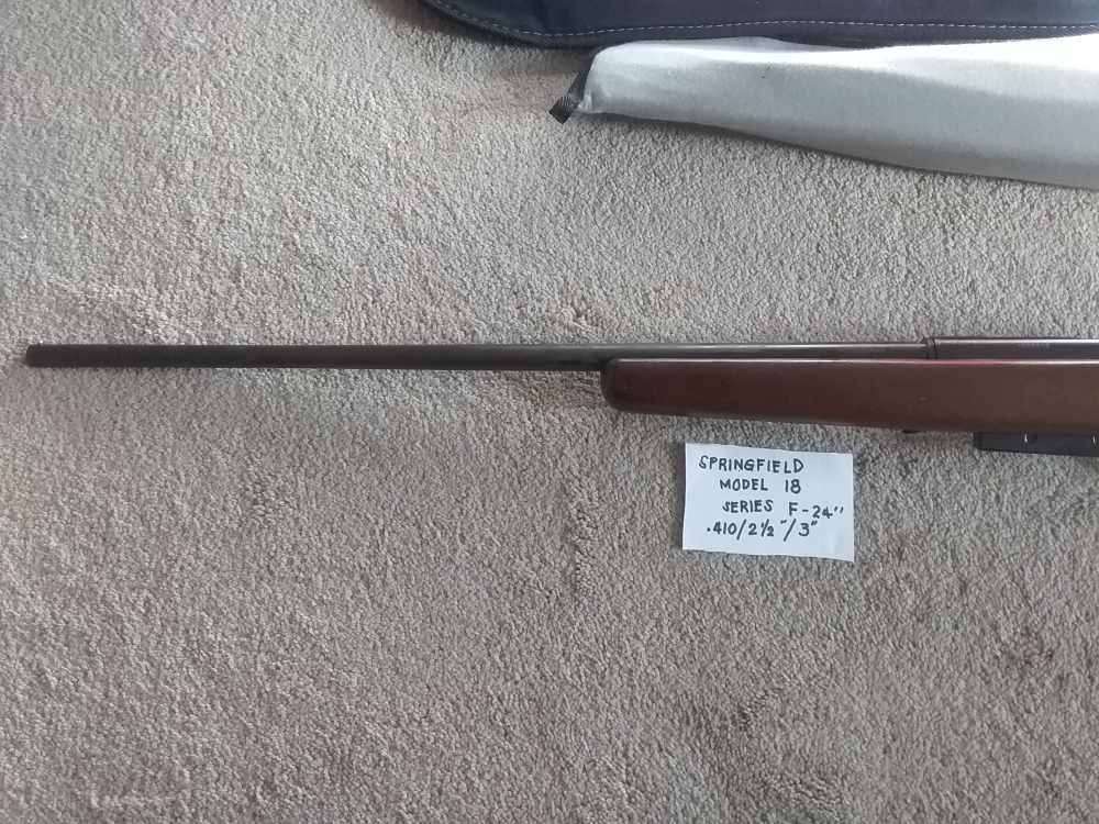 Springfield model 18 410 ga. Bolt action -img-4