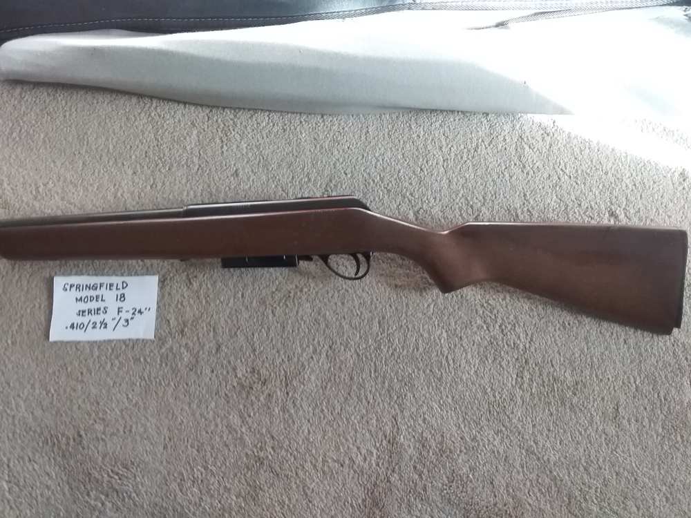 Springfield model 18 410 ga. Bolt action -img-3