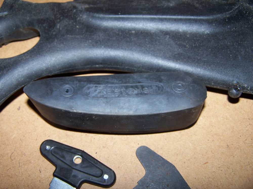 Parts, 1  Z stock + butt pad, 6  Swed  sling bases , 2 chocks, sights unfin-img-7