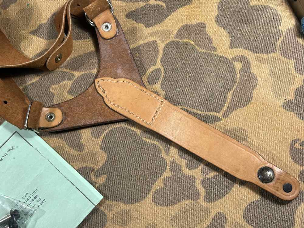 MAC-10/11 Shoulder Holster VTG 80s DeSantis RPB M10 Cobray M11 EXC RARE -img-18