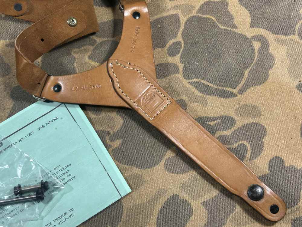 MAC-10/11 Shoulder Holster VTG 80s DeSantis RPB M10 Cobray M11 EXC RARE -img-17