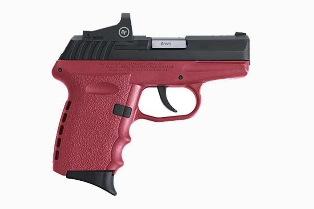 SCCY CPX-2RD 9mm Pistol, Crimson/Black - CPX-2CBCRRDE-img-0