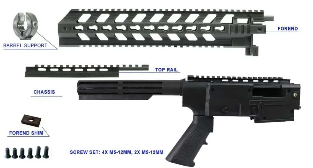 Ruger 1022 Chassis with Stock & A2 Grip-img-8