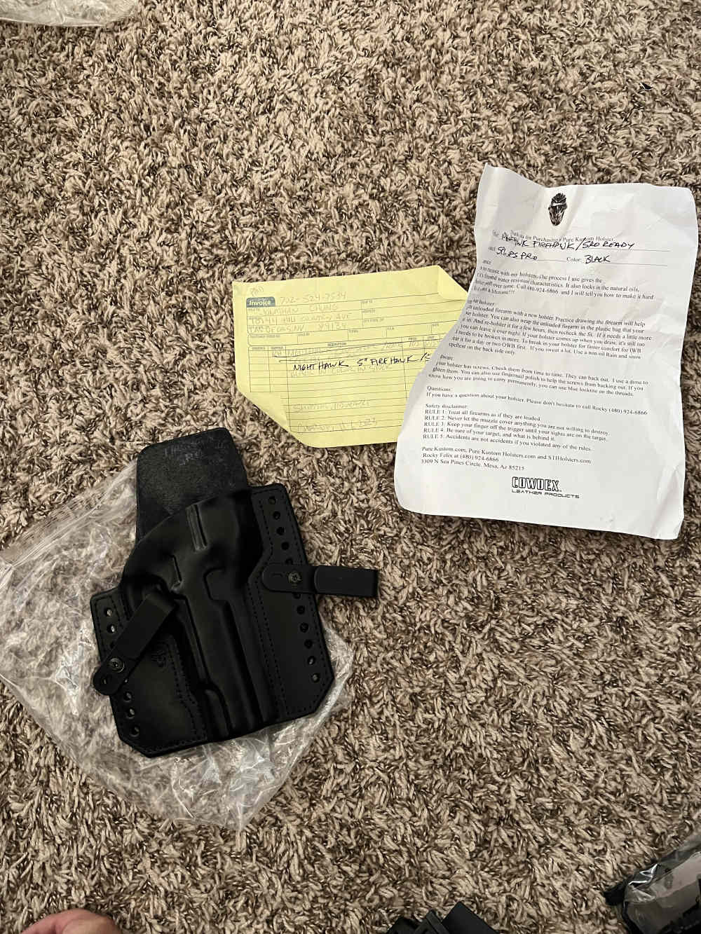 Pure Kustom Nighthawk Firehawk Holster Cowdex-img-0