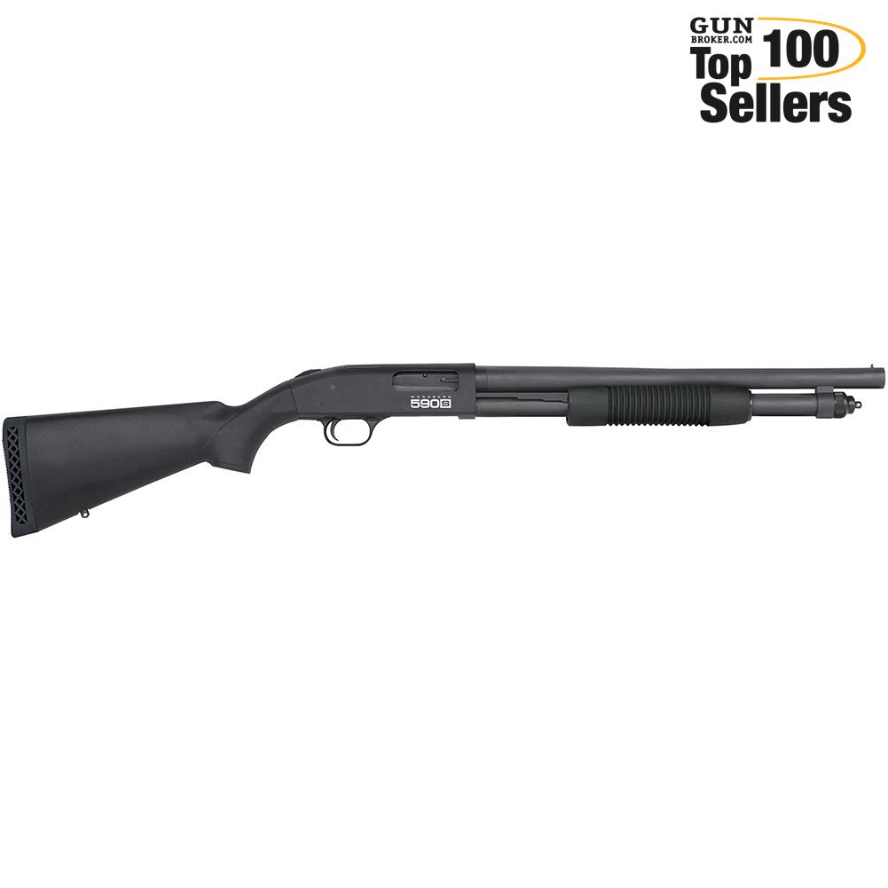 MOSSBERG 590S Optic-Ready 9rd 12Ga 18.5in Black Shotgun (51605)-img-0