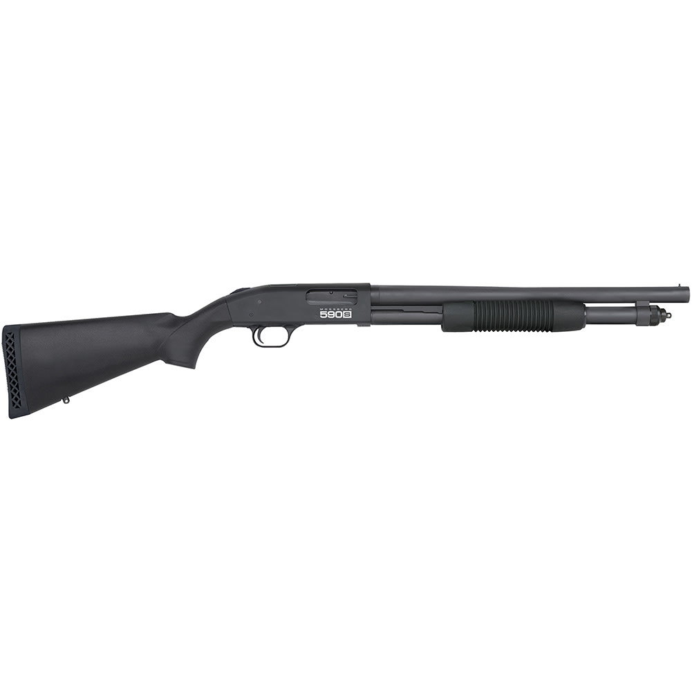 MOSSBERG 590S Optic-Ready 9rd 12Ga 18.5in Black Shotgun (51605)-img-1