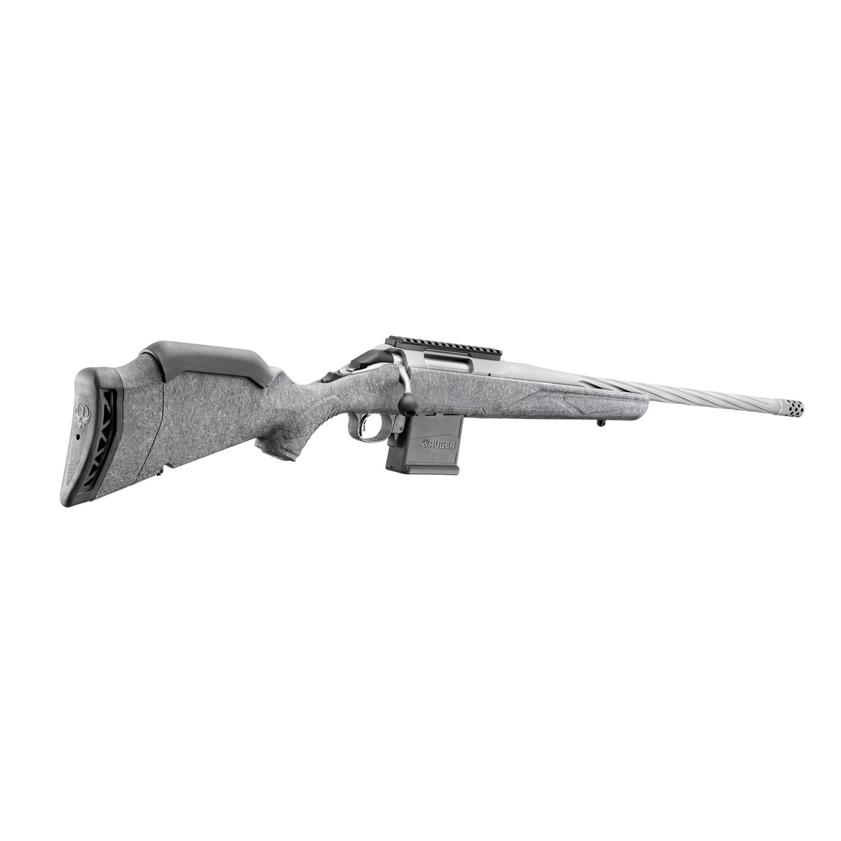 RUGER American Generation II 204 Ruger 20in 10rd Gray Splatter Rifle 46908-img-3