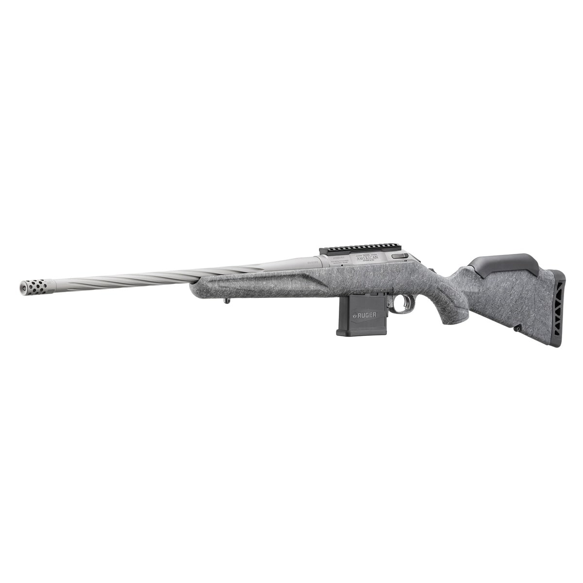 RUGER American Generation II 204 Ruger 20in 10rd Gray Splatter Rifle 46908-img-5