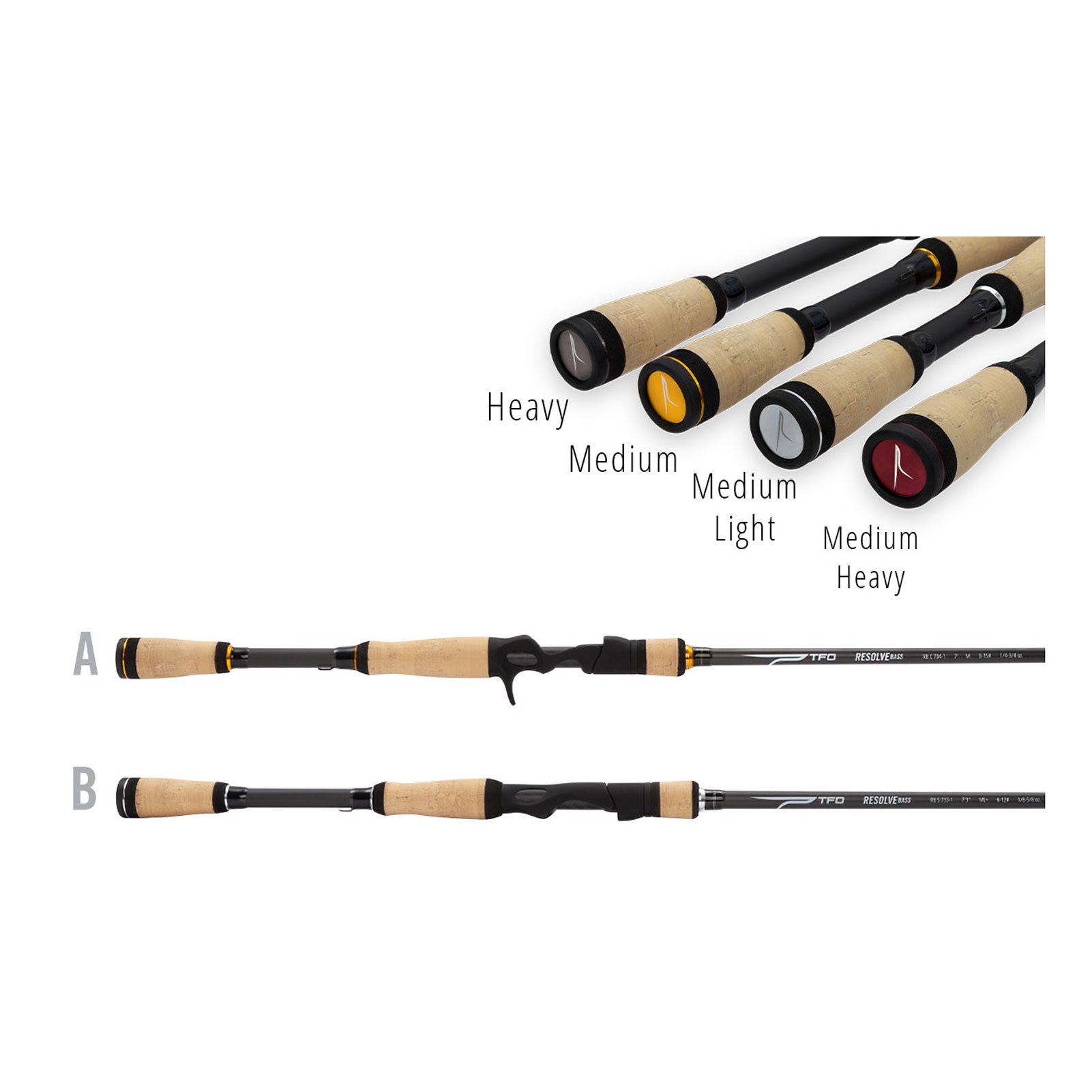 TFO Resolve Bass 1 pc Casting Rod (RB-C-746-1)-img-2