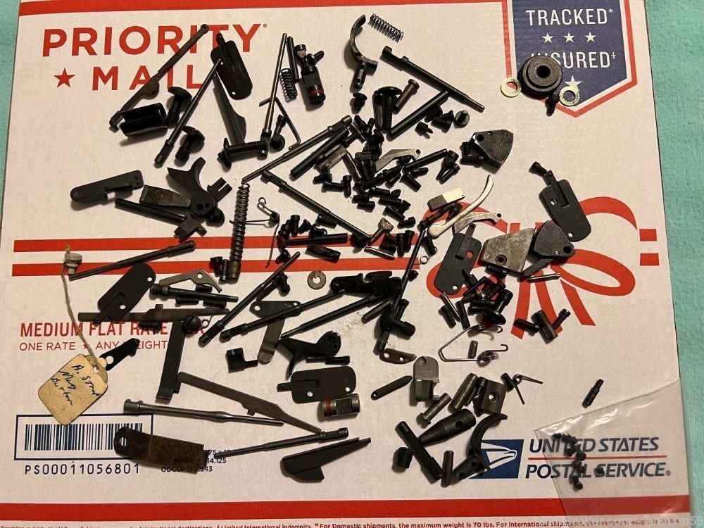 High Standard Pistol Parts And Slide.-img-0