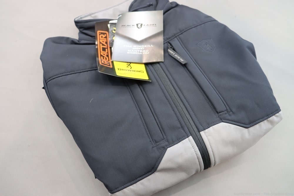 Browning Black Label FMJ WINDKILL Tactical Jacket Mens Small New BLACK GRAY-img-13