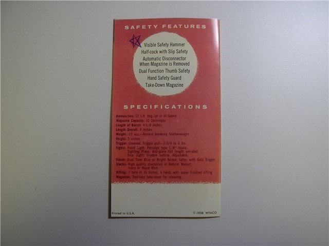 Whitney Wolverine Advertising Pamphlet New Old Stock Boxes Also-img-2
