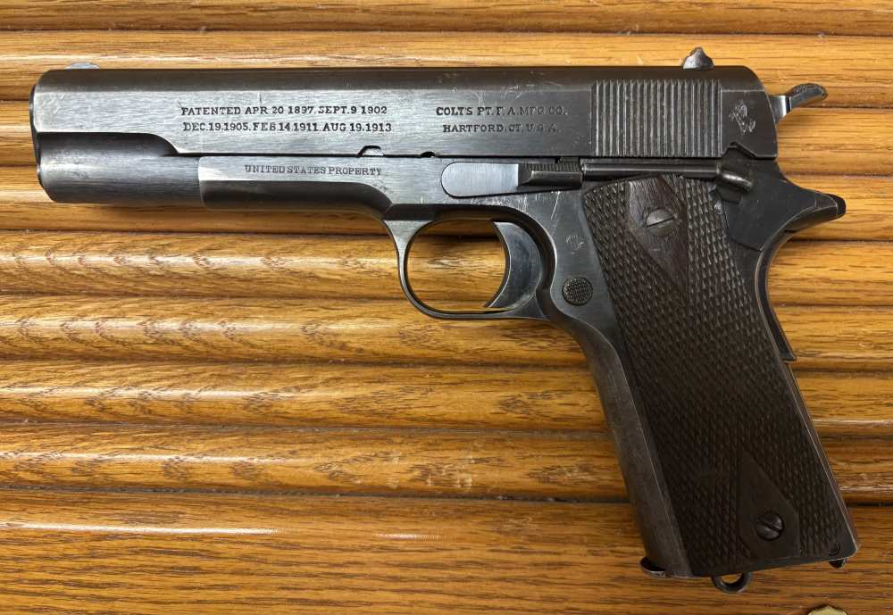 Colt 1911 U S Army very rare 1916 with Colt factory Letter-img-0