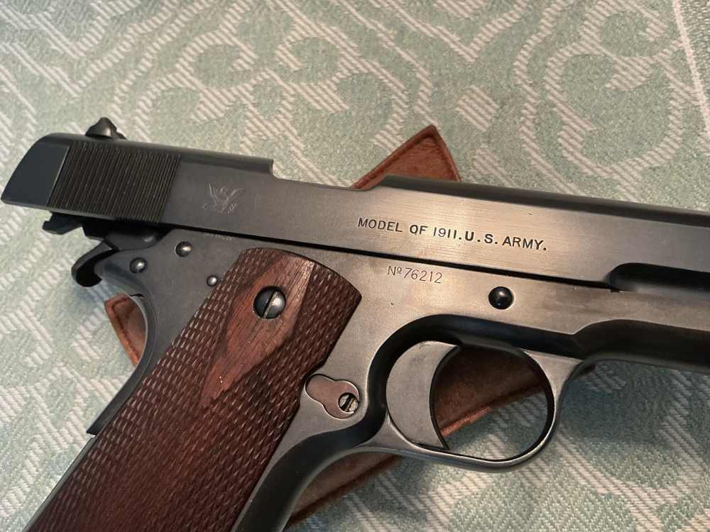  Springfield Armory Colt Patent WW1 Model of 1911 .45 Pistol SN76212 95%+-img-38