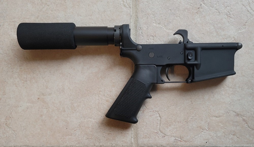 NEW ESSENTIAL ARMS AR15 MIL SPEC, LOW SHELF FOR FRT,  PISTOL LOWER-img-2