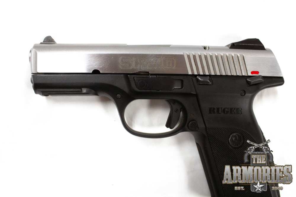 Ruger SR40 .40 S&W 4.1” Stainless/Black Used (TAO)-img-1