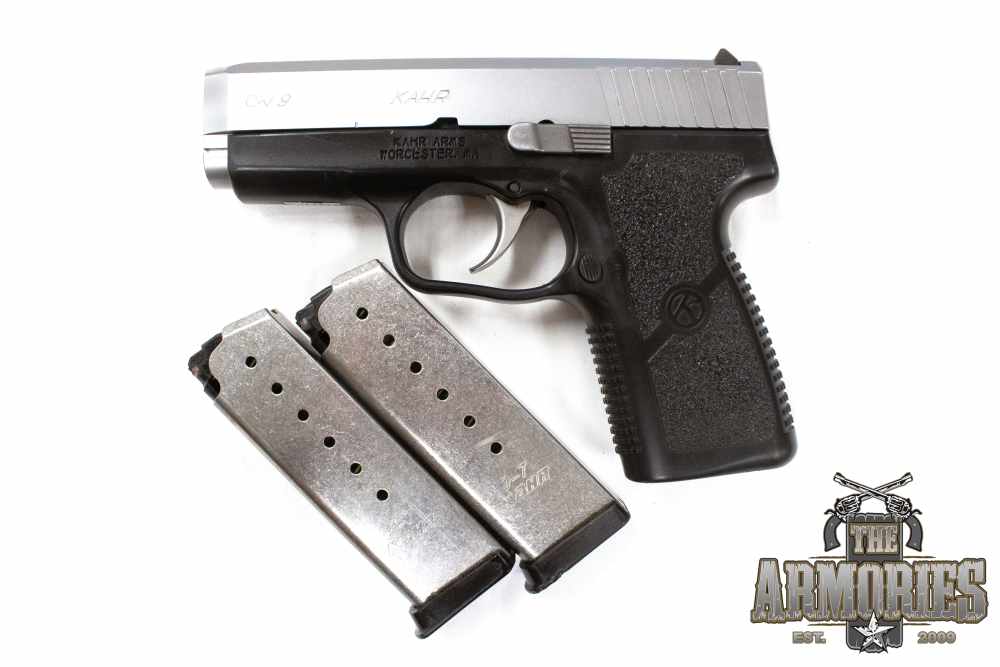 Kahr CW9 9mm 3.6” Stainless/Black Used (TAO)-img-0